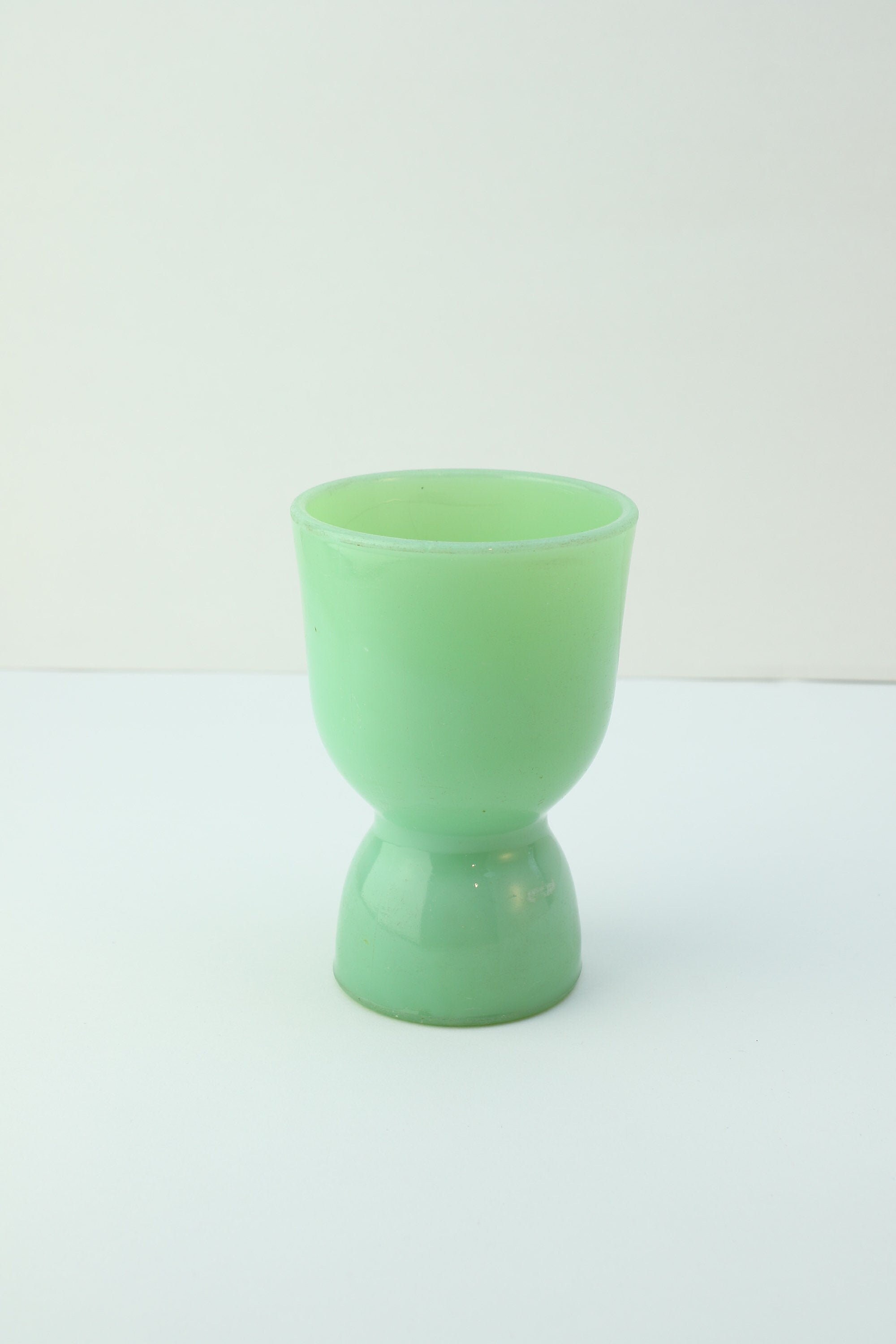 Vintage Fire King Jadeite or Jadite Glass Double Egg Cup Etsy