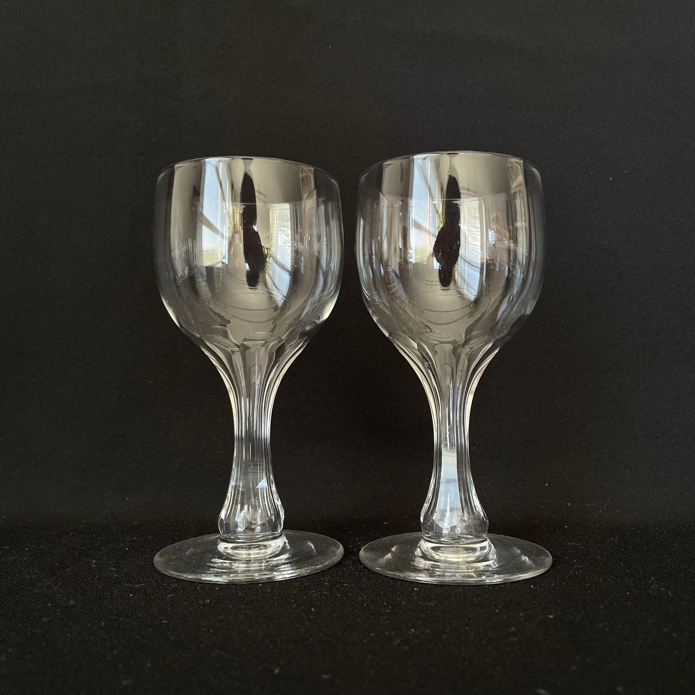 A Rare Hollow Stem English Wine Glass c1745 (item #1328838)