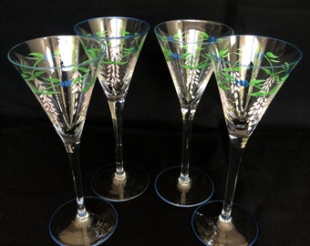 Verre À Cocktail Peint La Main Voyage Verres Boire Tasses Claires