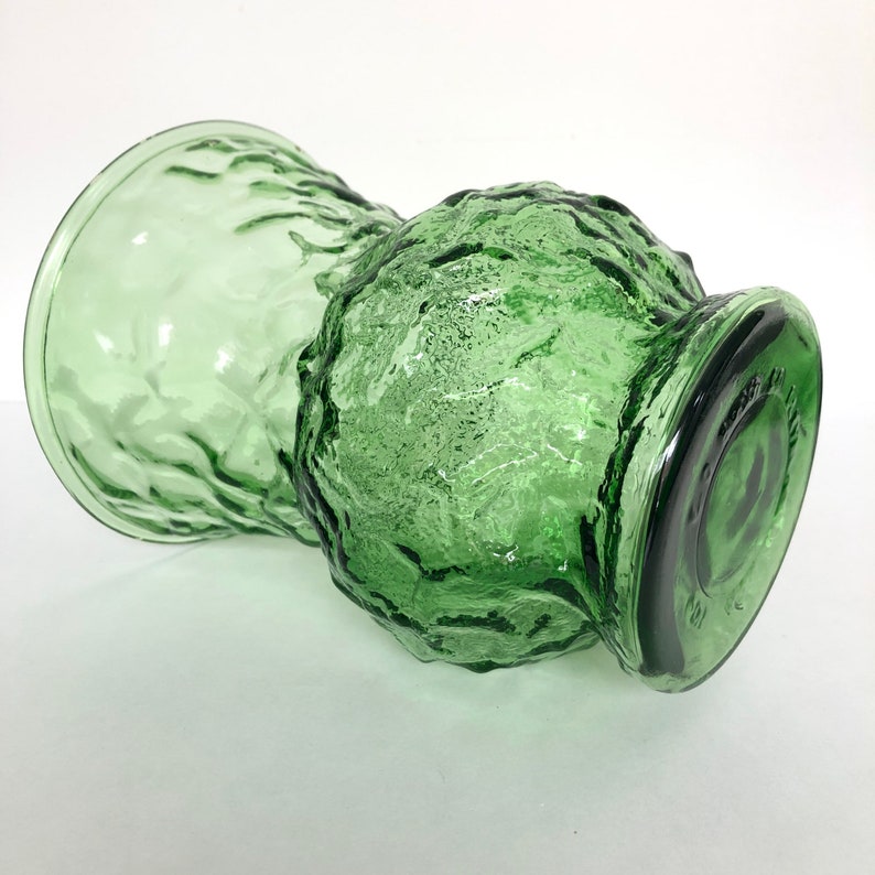 Rare Jumbo-sized Vintage Emerald Green Glass Vase by E.O Brody Glass Co.