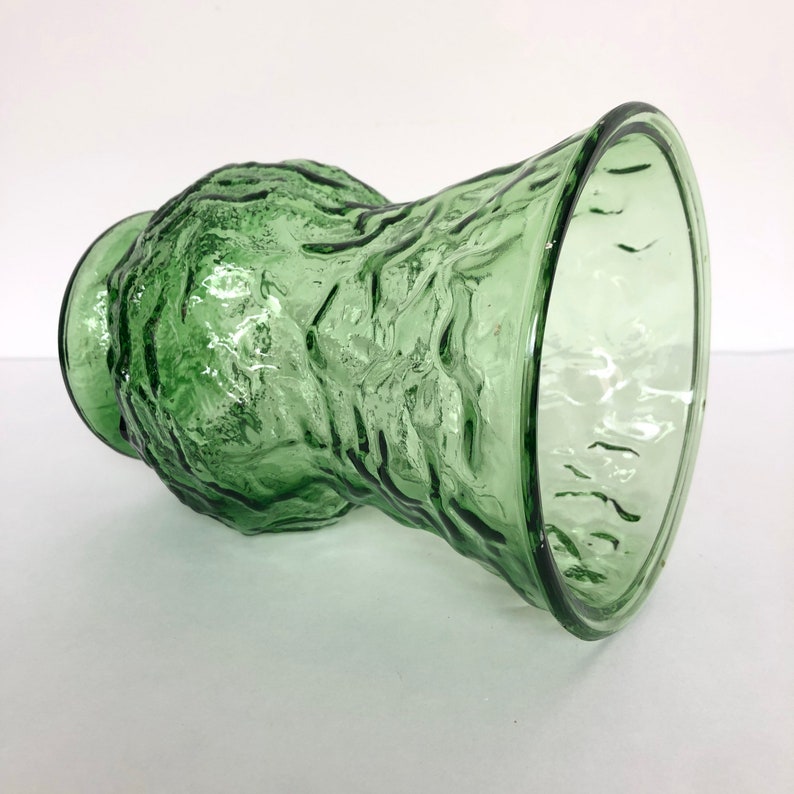 Rare Jumbo-sized Vintage Emerald Green Glass Vase by E.O Brody Glass Co.