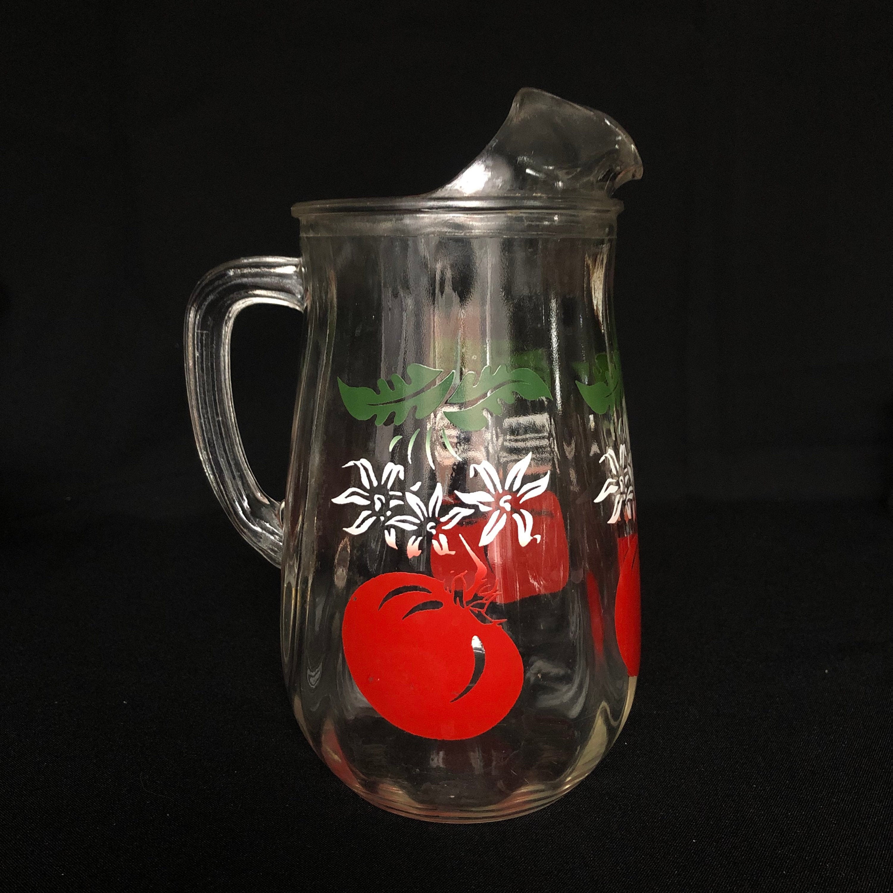 Entzückender Vintage 26oz TomatenDruck Saftkrug von | Etsy