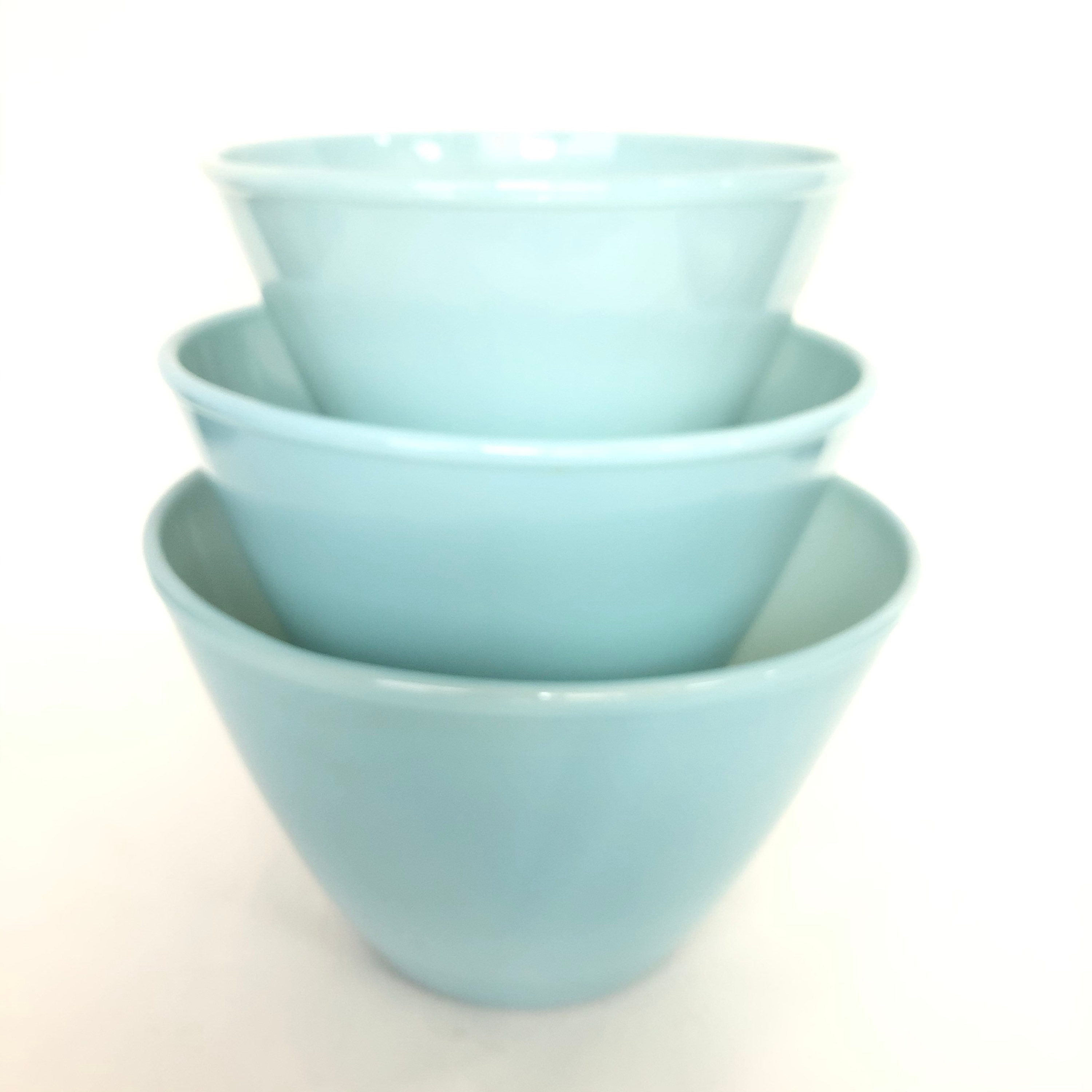 レア Fire King Turquoise Blue Ice Bucket 【公式通販】