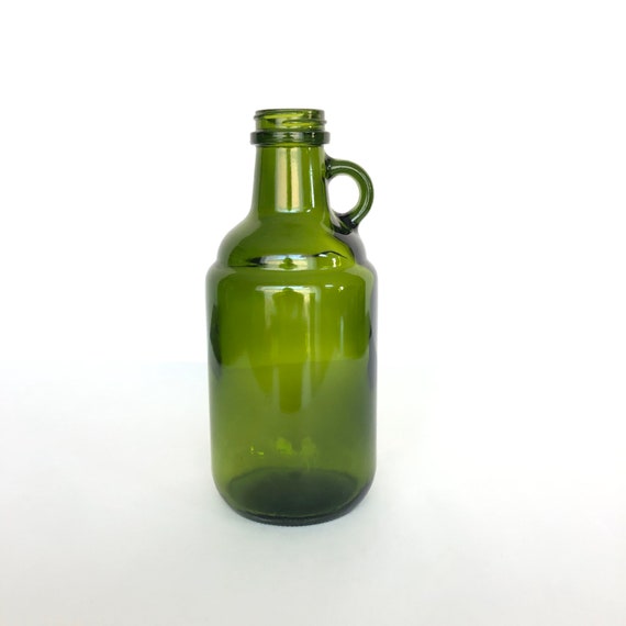 花瓶・フラワースタンド VINTAGE GREEN BOTTLE FROM WINE ORIGINAL