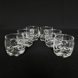 Set of 6 Vintage 3oz Shot Liqueur Cocktail Glasses - Retro Barware - Vintage Barware