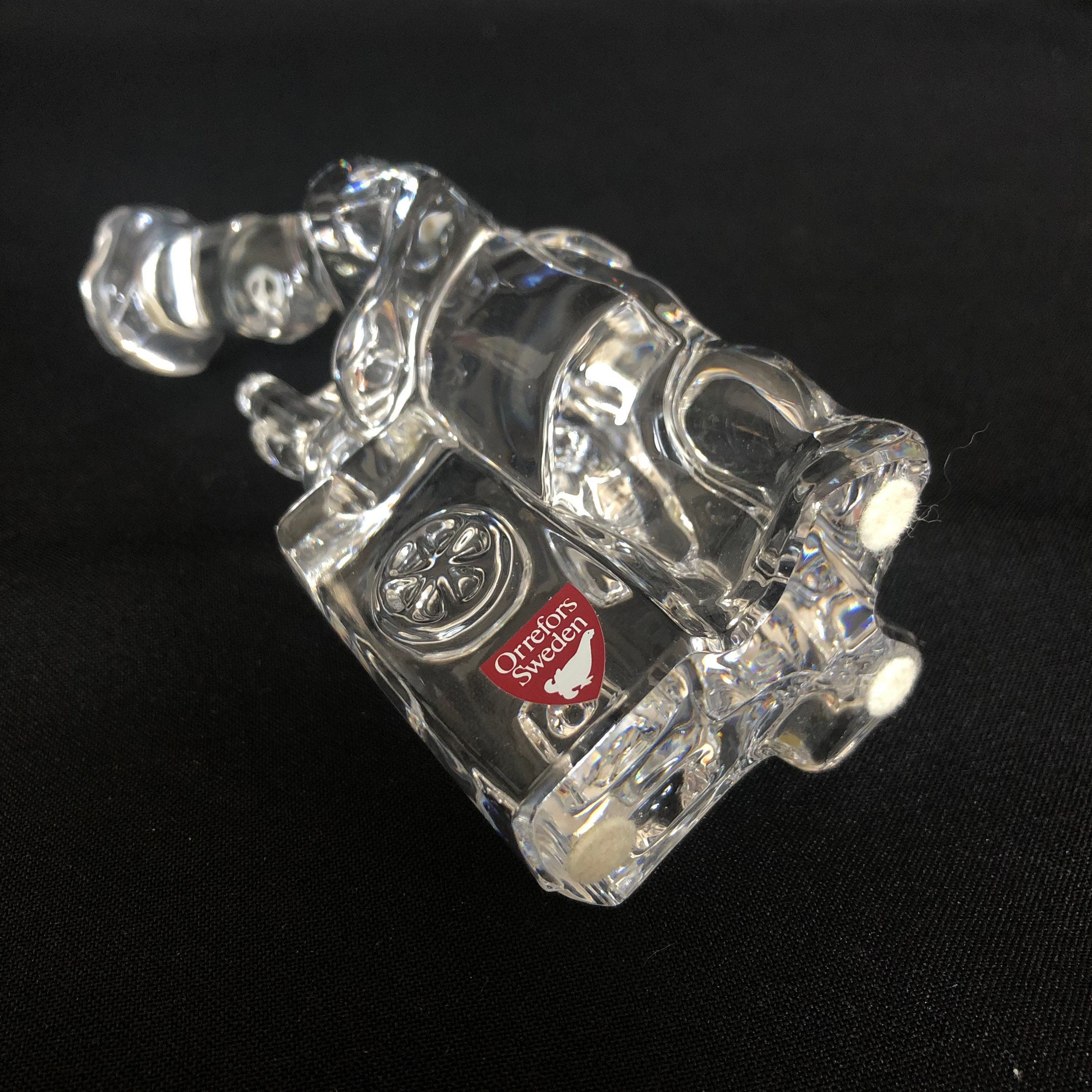 UNIQUE - Handcrafted Orrefors Sweden Crystal BAKER Figurine - Etsy