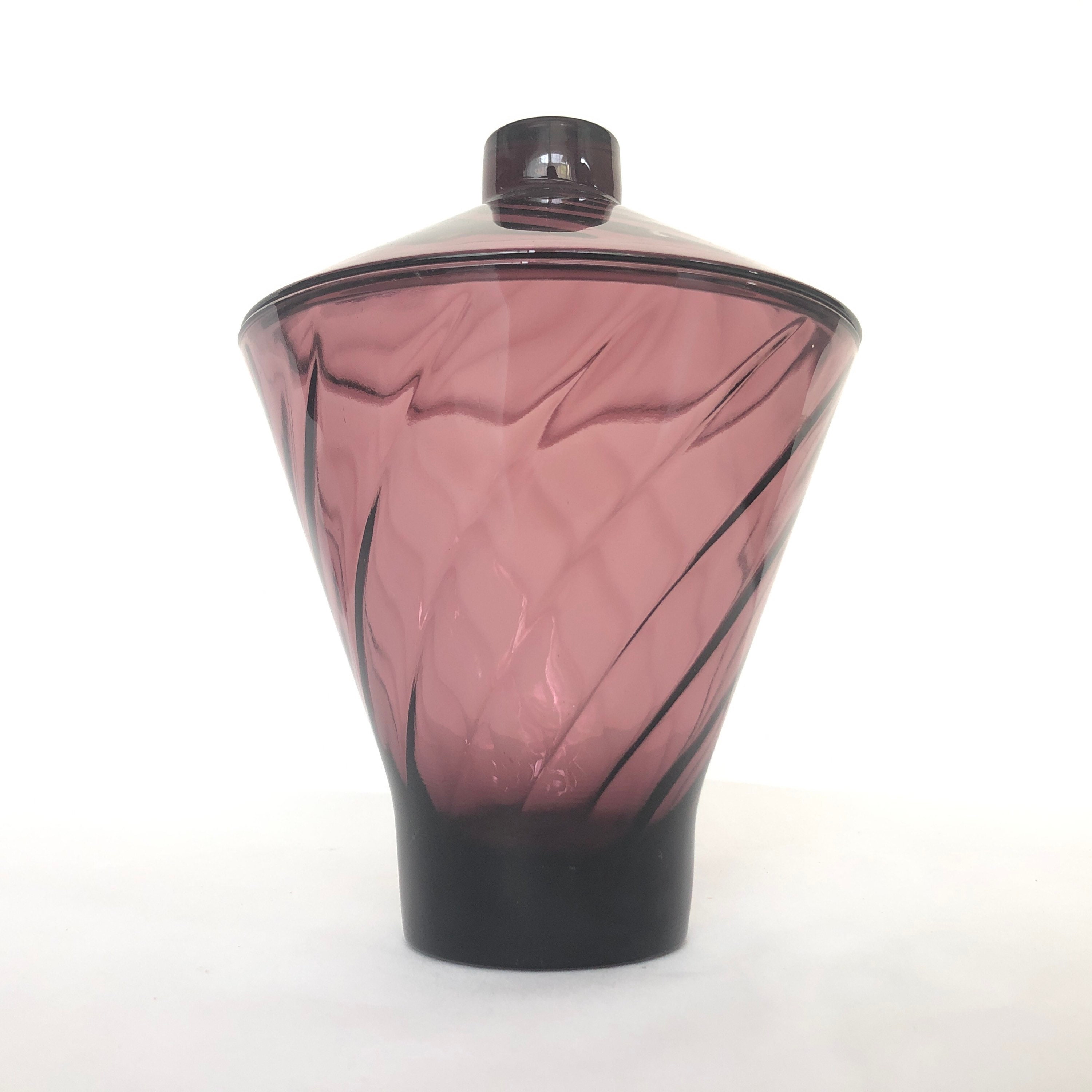 紫色の渦巻き模様ガラス皿 紫色の渦巻き模様ガラス皿 - メルカリ