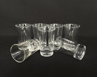 Juego de 7 vasos de chupito básicos de 2 oz - Vintage Barware