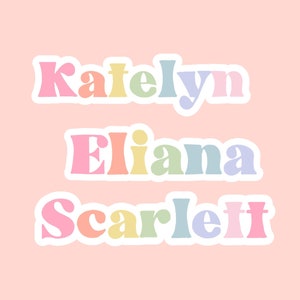 Personalized Name Sticker: Water Bottle & Laptop Decal