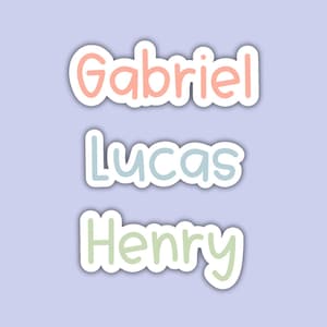Personalized Name Sticker: Water Bottle & Laptop Vinyl Decal