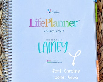 Custom Planner Name Decal: Personalized Journal Sticker