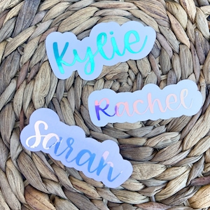 Kylie Font Vinyl Name Decal | Holographic Decal | Name Decal Sticker | Tumbler Decal | Yeti Decal | Laptop Decal | FREE SHIPPING!!