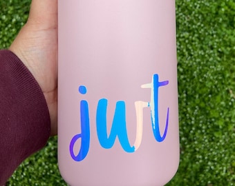 Monogram Initial Custom Vinyl Decal | Holographic Vinyl Decal | Monogram Sticker | Laptop Sticker | Water Bottle Sticker | FREE SHIPPING!!