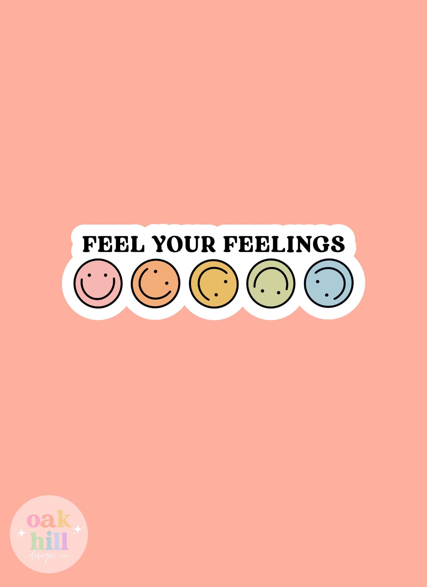 Feel Your Feelings Sticker: Mental Health Self-care Laptop Decal - Etsy