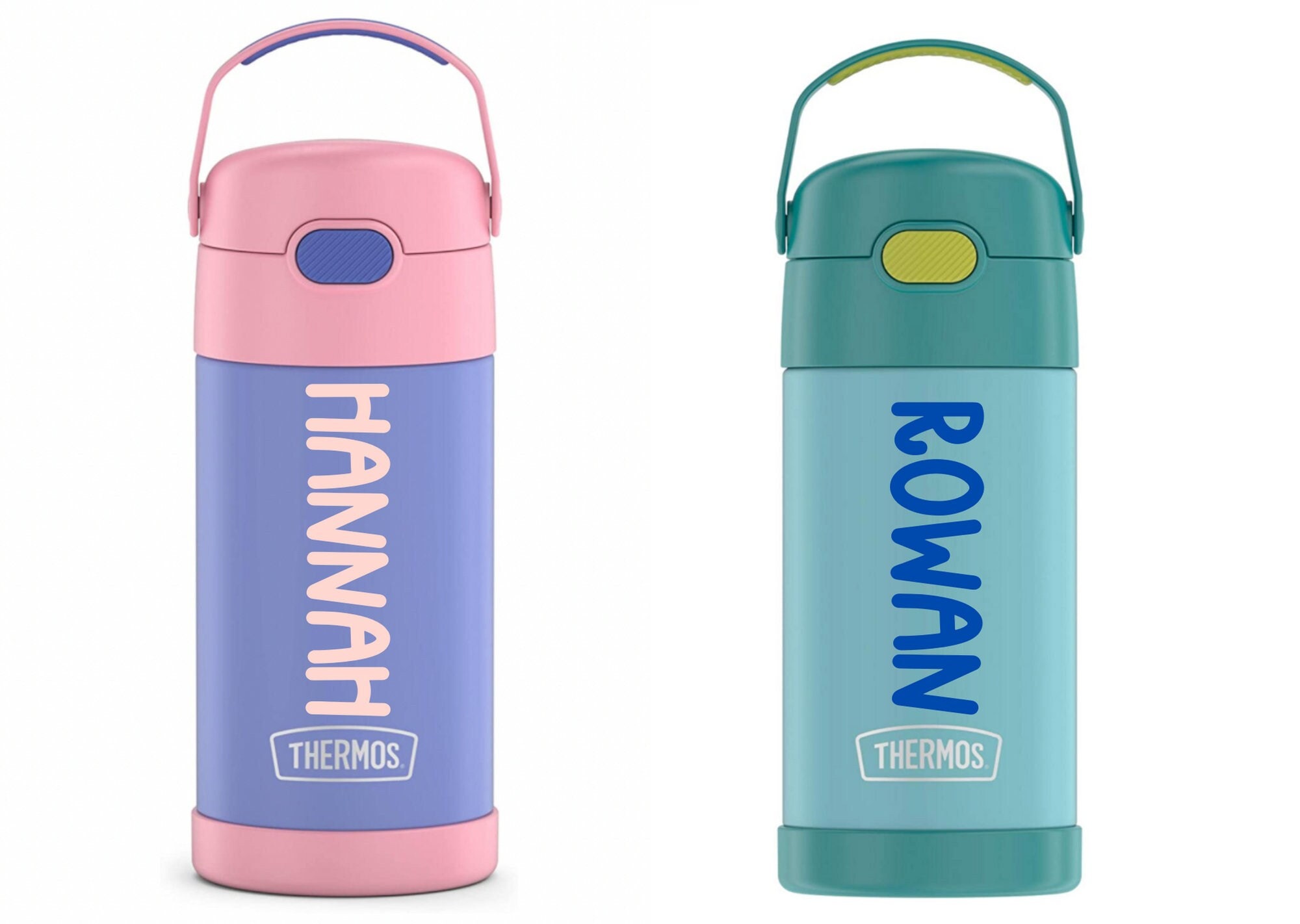 Thermos Funtainer 12 oz Insulated Kids Straw Bottle, Cocomelon