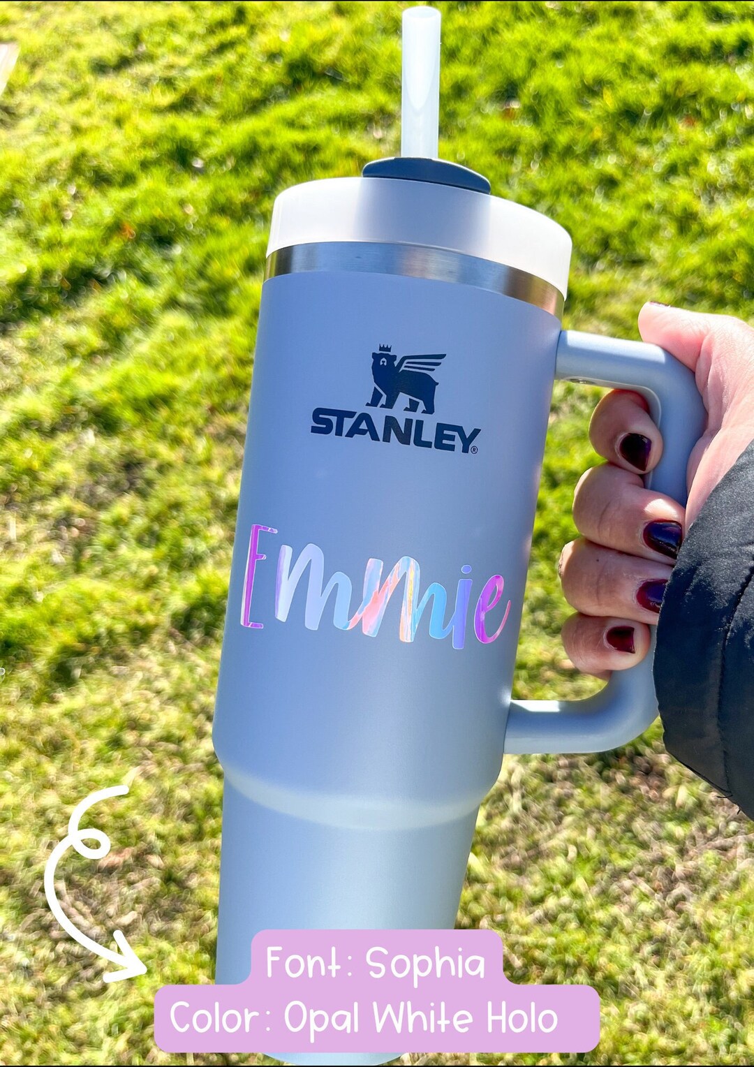 Personalized Name Vinyl Decal: 30 Oz Tumbler, Water Bottle Sticker - Etsy