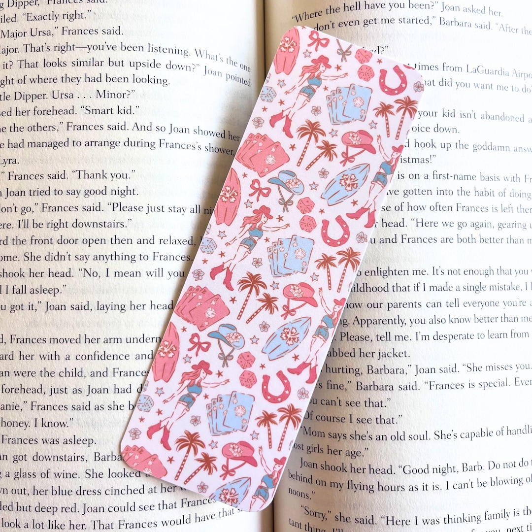 Coastal Cowgirl Beach Summer Bookmark : Summer Tassel Bookmark, Gift ...