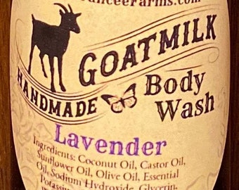 Lavender Body Wash made with Goat Milk