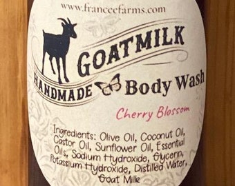 Cherry Blossom Goat Milk Body Wash