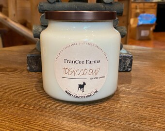 tobacco oud candle Caramel & Scented – Tobacco, Caramel, Oud | Natural Soy Wax Candles | Round Jar Candles Our Tobacco Oud Soy Candle is more than just a candle Pairings Collection Candle in Smokey