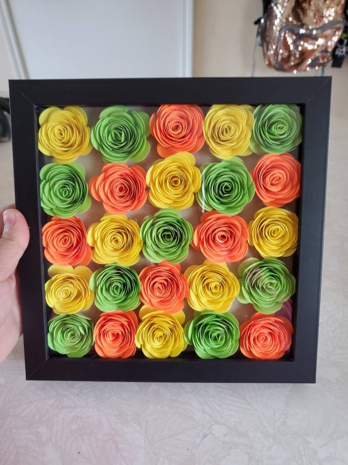 Beautiful custom made shadow boxes. Etsy