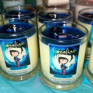 Coraline Candle: 12oz Soy Wax with Button Key image 5