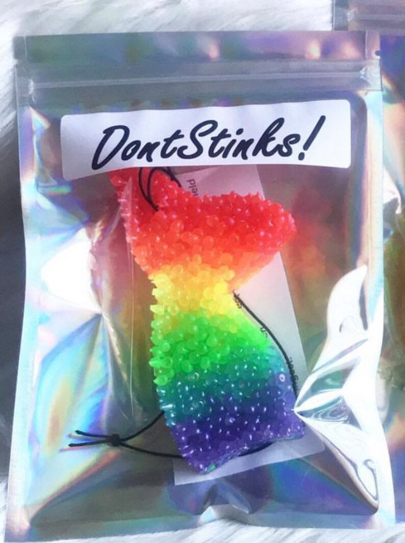 Rainbow Car Freshies Car Scents Car Freshie Aroma Beads Etsy