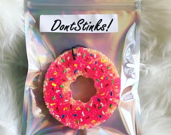 Donut Car Freshie: Custom Scented Aroma Beads