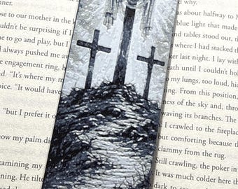 Cross Bookmark – Raised Textured 3D Printed Christian Faith Art, Inspirational Gift for Readers