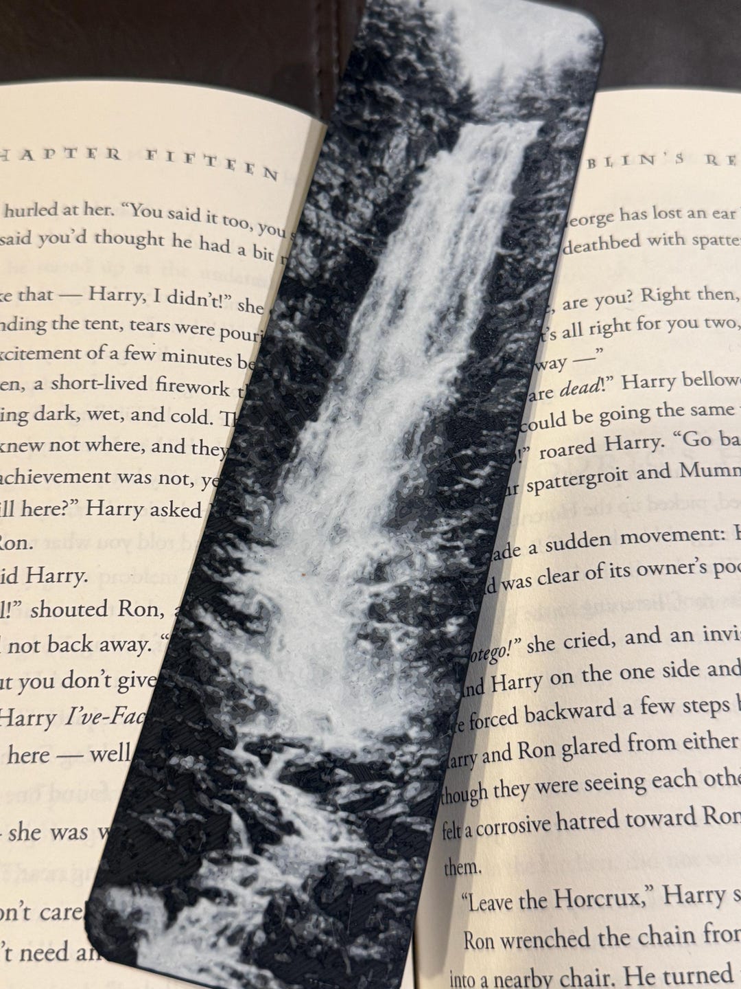 Waterfall Bookmark – Raised Textured 3D Printed Serene Nature Landscape ...