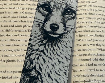 Fox Bookmark – Raised Textured 3D Printed Cute Forest Wildlife Nature Art Gift for Readers