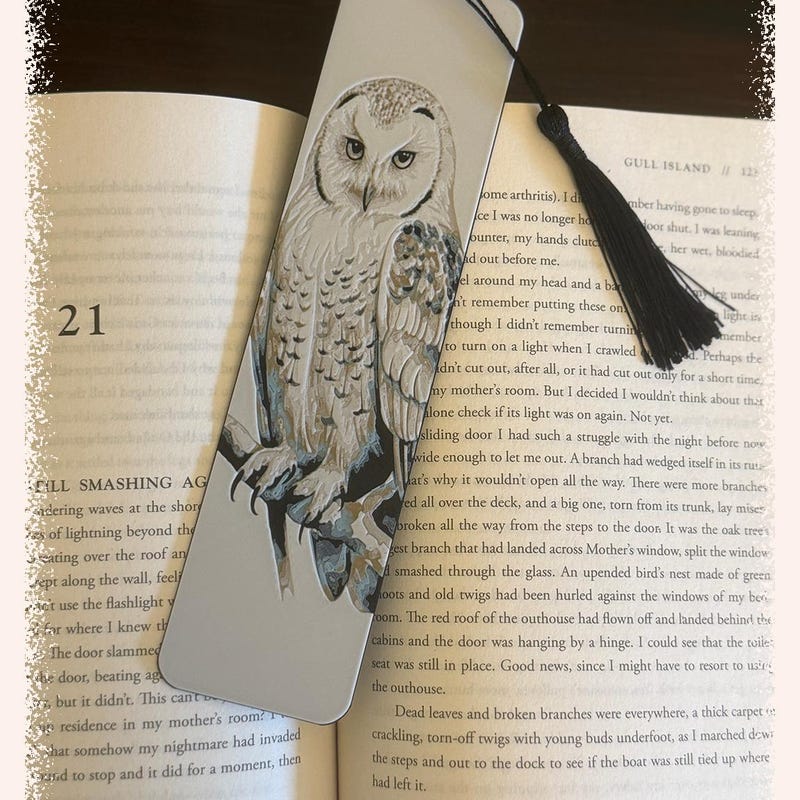 3d Print Bookmark Owl - Etsy