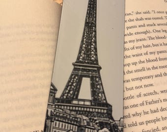 Landmark Paris Eiffel Tower Bookmark – 3D Printed Raised Textured Architectural Art