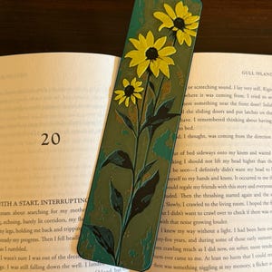 Wildflower Bookmark Unique 3D Printed Textured Gift for Flower and Plant Lovers and Bookworms, Flower themed Houseplant and Nature bookmark