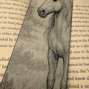 Unicorn bookmark, Fantasy bookmark, Magical Fantasy Gift Bookmark, Mythical 3d printed textured large bookmark
