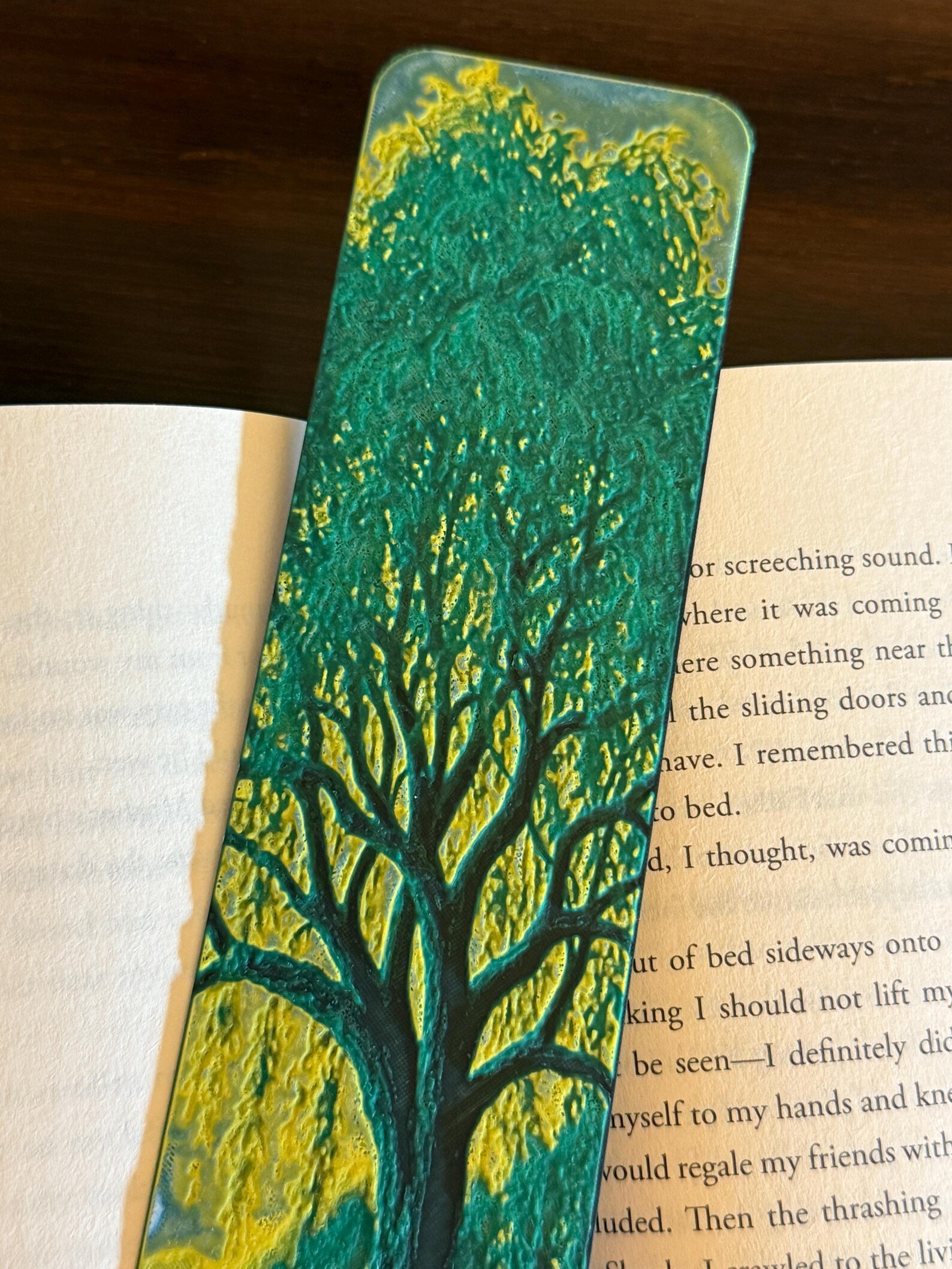 Weeping Willow Tree Bookmark - Unique 3D Printed Textured Gift for ...