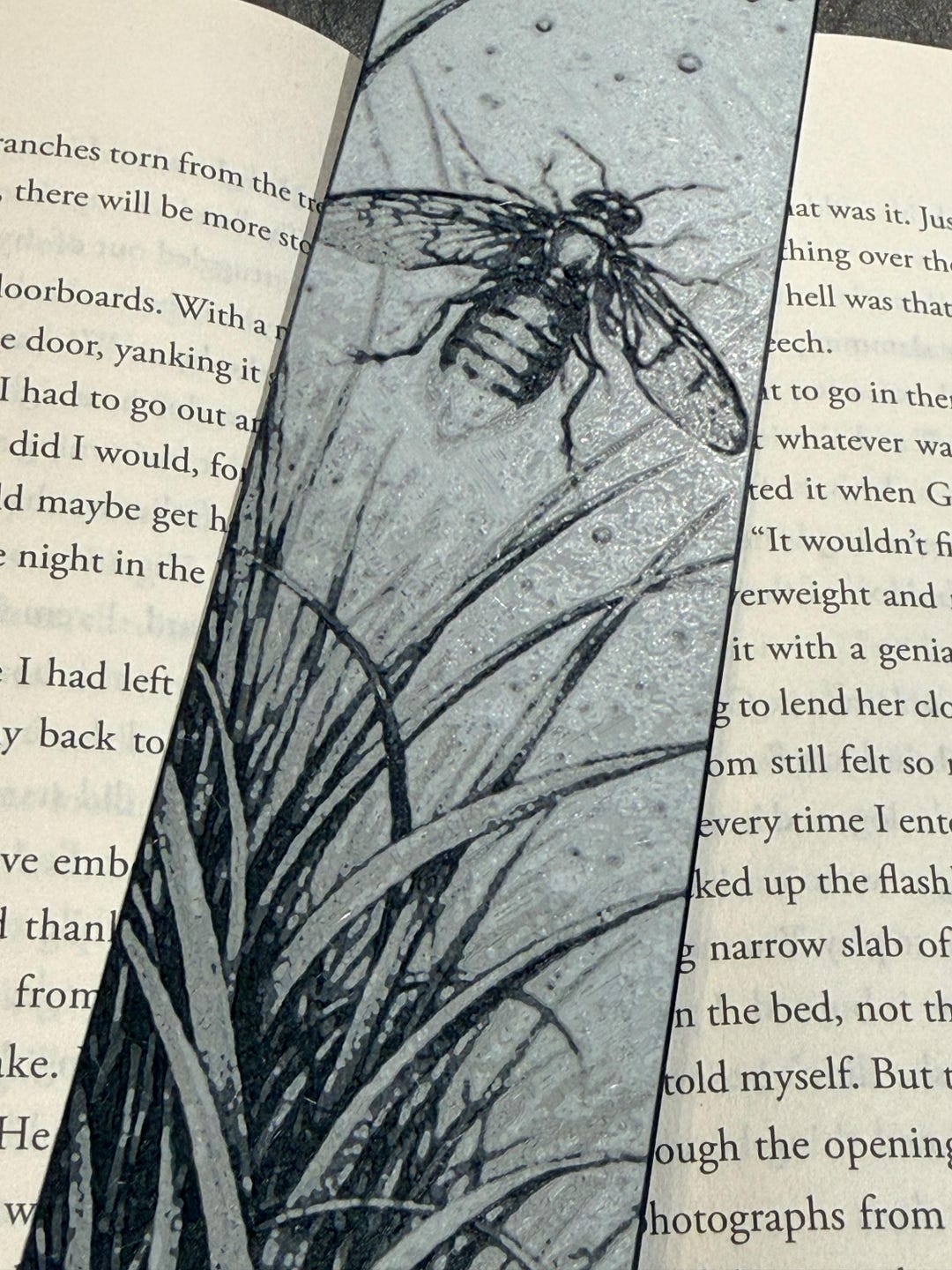 Garden Life Firefly Bookmark – 3D Printed Raised Textured Nature Art ...