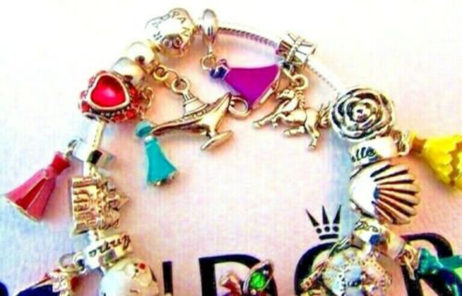 PANDORA PRINCESS CHARM Bracelet 925 Sterling Silver Disney Etsy
