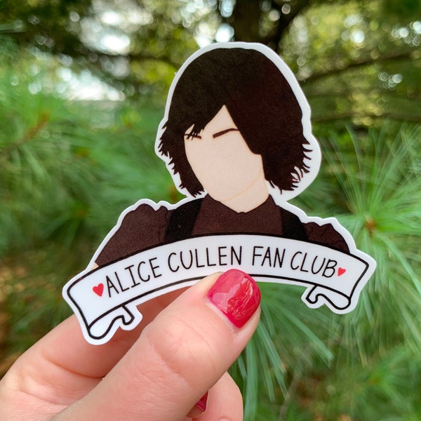 Alice Cullen Fan Club Sticker