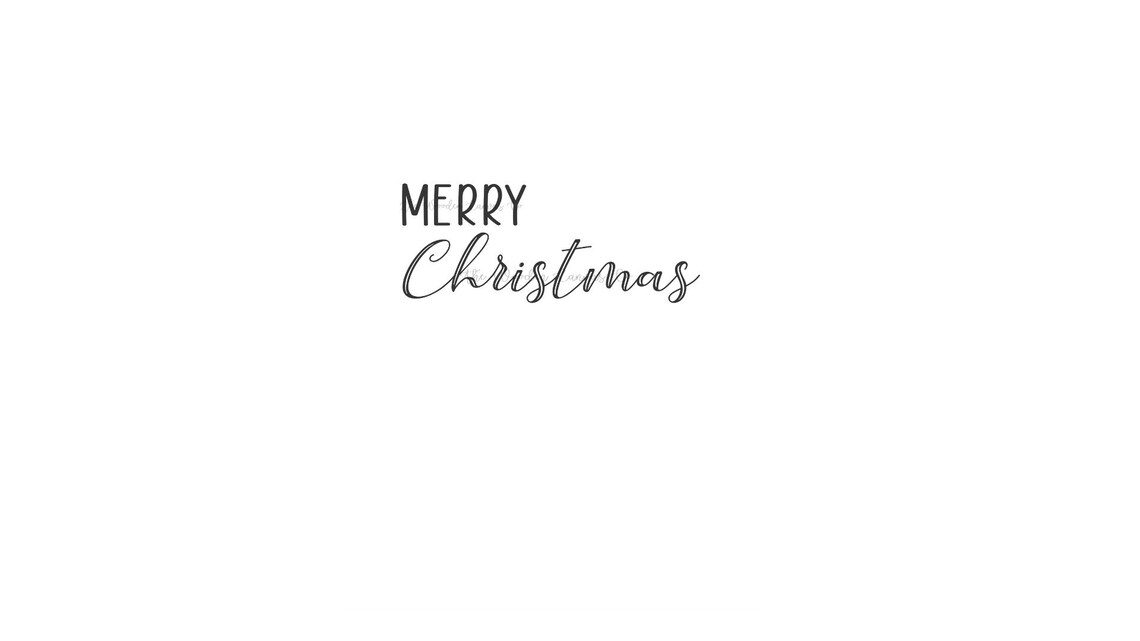 Merry Christmas SVG Christmas svg Christmas Hand lettered | Etsy