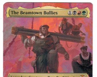 mtg beamtown bullies commander deck The Full Altered Art Magic EDH Jund Gift New Dad It gains haste The Beamtown Bullies GAG GIFT
