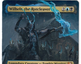 Wilhelt the Rotcleaver Full Art Altered MTG Magic EDH Commander Zombie Token