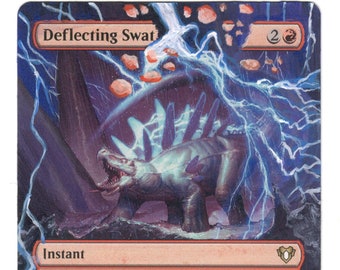 Deflecting Swat Altered Full Art MTG Magic Commander 2020 Deflecting Swat Altered Full Art MTG Magic Commander 2020