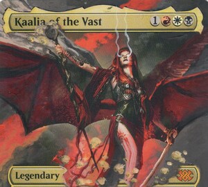 Carte Proxy Magic : Kaalia Of The Vast #01 Feuille D'aluminium - Personnalisée, Non Officielle, Dimensions 63x88mm, Pour Decks Personnalisés