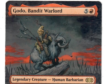 Godo Bandit Warlord Altered Full Art MTG Magic Commander cEDH Equipo Legendario