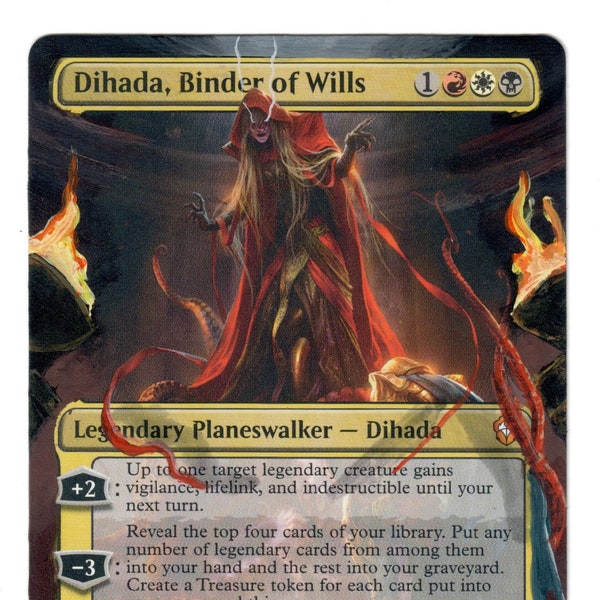 Dihada Binder of Wills Altered Full Art MTG Magic Precon Planeswalker Gift EDH