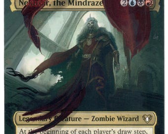 Nekusar the Mindrazer Altered Full Art MTG cEDH Borderless Zombie Magier EDH