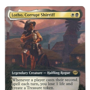 Lotho Corrupt Shirrif Alterado Arte Completa MTG Magic CEDH Commander Treasure Token