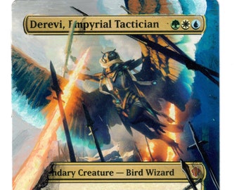 Derevi, táctico empírico alterado arte completo MTG Magic Commander EDH pintado artista firmado