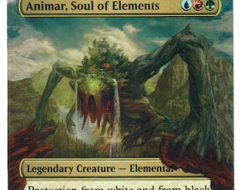 Mtg Altered Art Card-animar, Soul of Elements C - Etsy Canada